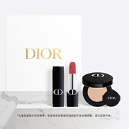 迪奧DIOR鎖定紅唇禮盒(720+緞光0N)口紅氣墊套裝中秋禮品生日禮物女