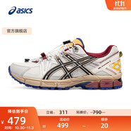亞瑟士ASICS男鞋跑步鞋耐磨抓地運(yùn)動鞋透氣越野跑鞋 GEL-KAHANA 8 FL 白色/黑色100 40.5