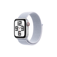 Apple/蘋果 Watch SE 智能手表GPS+蜂窩款40毫米銀色鋁金屬表殼青云色回環(huán)式運(yùn)動(dòng)表帶MXHM3CH/B