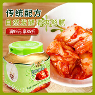 富爸爸 切件泡菜1300g/瓶 韓式辣白菜醬菜咸菜下飯菜