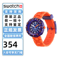斯沃琪（Swatch）Flik Flak（飛菲瑞士?jī)和直砉枘z表帶小學(xué)生石英腕表情人節(jié)禮物 可愛活潑ZFCSP103