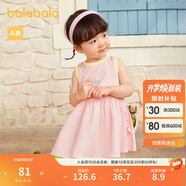 巴拉巴拉女童連衣裙寶寶裙子嬰兒公主裙2024夏裝兒童洋氣甜美208224111025