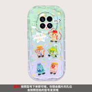潮殼一族（CKEYIZU） 適用正品蘋果華為適用于華為mate50手機(jī)殼立 -L0129飲料+手貼+奶油框透明色 華為Mate20