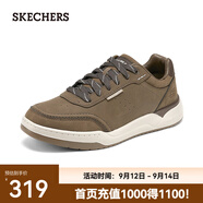 斯凱奇（Skechers）男士板鞋輕便舒適簡(jiǎn)約經(jīng)典時(shí)尚休閑慵懶風(fēng)休閑鞋 卡其色/KHK 43