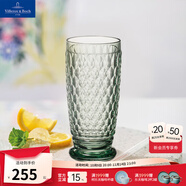 德國唯寶（Villeroy&Boch）波士頓系列 創(chuàng)意水杯 啤酒杯 家用飲料果汁杯 進(jìn)口水晶玻璃杯 啤酒杯 綠色400ml