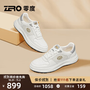 零度【楊爍代言】Zero男鞋2025新款波仔運(yùn)動(dòng)休閑鞋厚底增高板鞋小白鞋 白灰 40 【比運(yùn)動(dòng)鞋大一碼】