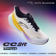 安踏（ANTA）CC2代丨氮科技緩震跑步鞋男25秋冬新款穩定支撐運動(dòng)鞋跑鞋 【穩定緩震】?jì)舭咨?金菊黃/基礎黑-3 43