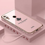 華為nova3手機殼直邊電鍍nova3i全包鏡頭硅膠軟殼nova3e保護套 櫻花粉*送手繩 nova3