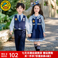G.DUCKKIDS小黃鴨男女童朱迪兔子警官衣服幼兒園班服六一兒童節演出服表演服 長(cháng)袖兔子警官女童 160 尺碼13~14歲【150-160cm】
