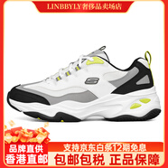 斯凱奇（Skechers）男女情侶款老爹鞋潮流復古舒適跑步休閑運動(dòng)鞋 男款-237226白色\黑色\灰色\WBGY 41.5