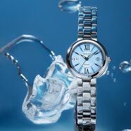 卡西歐（CASIO）手表女送女生防水SHEEN系列時(shí)尚優(yōu)雅小表盤電子日韓表婦女節(jié)禮物 SHE-4528D-2A手鏈禮盒款