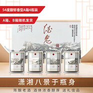 酒鬼 山水性格 馥郁香型白酒 54度 500ml*4瓶 整箱裝