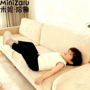 米妮哈魯（MiniZaru）2025冬季新款MiniZaru羽絨棉服背心保暖加厚馬甲簡(jiǎn)約設計小童通用 MiniZaru新款【優(yōu)質(zhì)小馬甲】米色 100   碼【偏小一碼】