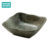 NITORI宜得利家居 家用日式點心小蝶調(diào)料碟350ml清酒壺 綠吹天目 日式小碟 MTNI- 56