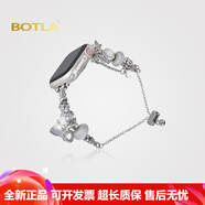 BOTLA適用Applewatch表帶潘多拉水晶鏈iWatchs10表帶蘋果手表s9金屬iphonewatch8/7女款生日七夕禮物 潘多拉表帶-天使之翼 【W(wǎng)atch4/5/6/SE】40MM表盤