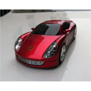 行車(chē)電子狗車(chē)模2025新款安全預警儀智能語(yǔ)音播報固定測速區間測速 保時(shí)捷-紅色電子狗語(yǔ)音