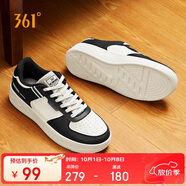 361°運(yùn)動(dòng)男鞋秋冬季學(xué)生復(fù)古厚底增高小白休閑板鞋子男672426615-4