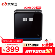 京東云無線寶AX6600雅典娜256G 家用路由器 WIFI6 高通5核 1G內(nèi)存 LED點(diǎn)陣屏 三頻Mesh