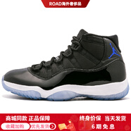 JordanAJ11復刻空中大灌籃高幫復古籃球鞋男女同款黑藍 44
