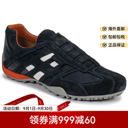 健樂士健樂士（GEOX）男鞋子經(jīng)典休閑板鞋球鞋透氣春秋新款2025新款 藍(lán)色/黑色U4207L02214C4002 43