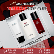 香奈兒（Chanel）一號紅山茶花系列護膚品補水保濕抗皺緊致養膚套裝送節日生日禮物 三件套（潔面+爽膚水+眼部精華）