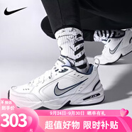 耐克（NIKE）男鞋2025秋季新款A(yù)ir Monarch M2K老爹鞋經(jīng)典休閑運(yùn)動(dòng)鞋跑步鞋潮 415445-102/經(jīng)典銀白 40