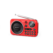 米躍F21錄音機調頻FM收音機聽(tīng)戲機老人戶(hù)外晨練藍牙音箱 橙色+32G卡