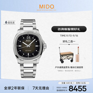 美度（MIDO）瑞士手表 舵手系列 TV款 長動能 商務(wù)休閑 機(jī)械鋼帶男表