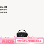 Saint Laurent圣羅蘭 女士黑色牛皮革斜挎包779430DZH071000【包稅】 20x13x3cm