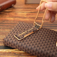 華為（HUAWEI）【品質(zhì)原裝】適用華為MateXTs非凡大師手機殼腕帶支架Mate XT三折 【棕色】碳纖維紋翻蓋智能視窗腕帶支架二合一 華為Mate_XT_非凡大師