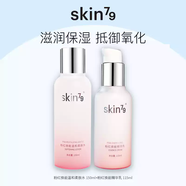 SKIN79粉紅水乳液套裝保濕化妝水護膚水清爽干皮護膚品正品全套女 滋潤型柔膚水+精華乳
