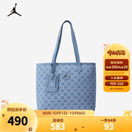 NIKE JORDAN 耐克AJ男女23號牛仔托特包新款手提包大容量學(xué)生單肩包 牛仔藍 8/20【35*27*15cm 約14.1L】