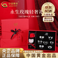 中國黃金（CHINA GOLD）銀星期耳釘女一周耳飾套裝2025年新生日生日禮物中秋節禮物送女友 【俏皮可愛(ài)】一周七對耳釘/七夕送女友-玫瑰花禮盒