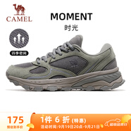 駱駝（CAMEL）時(shí)光戶外復(fù)古慢跑鞋女子休閑運(yùn)動(dòng)鞋 X23C09L7032C 軍綠/灰 37