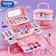 欣格兒童化妝品玩具套裝彩妝粉底口紅眼影指甲油3-6歲過家家女孩禮物