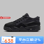 耐克男鞋騎士鞋Air Jordan 4 AJ4 RM黑武士低幫籃球鞋 FQ7939-004 46