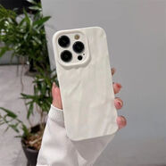 聯(lián)想ERAZER適用蘋果17液態(tài)硅膠iPhone16親膚12軟殼15全包14防摔13 白色【輕奢褶皺殼-超薄防滑-磨砂親膚】 iPhone 17