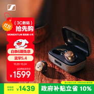 森海塞爾（Sennheiser）【政府補(bǔ)貼】MOMENTUM真無線4代藍(lán)牙耳機(jī) 主動降噪音樂耳機(jī)入耳式 復(fù)古金 雙11推薦