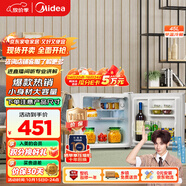 美的（Midea）45升單門迷你小冰箱租房宿舍辦公室家用冷藏小型電冰箱美妝可用節(jié)能安靜運(yùn)行BC-45M【國家補(bǔ)貼】