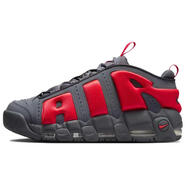 NIKE Air More Uptempo 舒適高性能 防滑耐磨 低幫 籃球鞋 男款 灰紅 深灰色 45.5