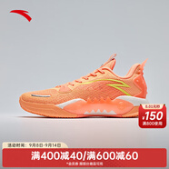 安踏（ANTA）狂潮5 TEAM V2丨弦科技籃球鞋耐磨防滑支撐實(shí)戰(zhàn)運(yùn)動(dòng)鞋輕便百搭 熒光淺橘/熒光霞橘-2 41 (255mm)
