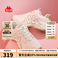 KAPPA卡帕女鞋老爹鞋女2025秋季新款鞋子女百搭休閑運動(dòng)鞋輕便軟底跑鞋 65D冬日白/棕色 37
