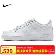 耐克NIKE板鞋女子大童空軍一號(hào) AIR FORCE 1運(yùn)動(dòng)鞋 DH2920-111白37.5