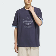 阿迪達斯 （adidas）三葉草男裝 新款運動休閑圓領(lǐng)短袖T恤GE0835 IS0639 2XL