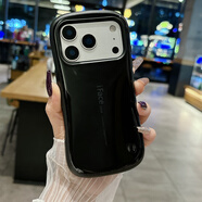 YFND適用iPhone17promax手機殼光面小蠻腰iface蘋(píng)果17Air簡(jiǎn)約商務(wù)個(gè)性創(chuàng  )意防摔男女款保護套潮 iFace一代光面小蠻腰款-黑色 iPhone 17 Pro