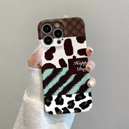 TKHE創(chuàng  )意豹紋拼接手機殼女適用于iPhone17vivos30一加13t/ace5小米15華為mate70/P80榮耀400magic7OPPO 菲林硬殼-FX2283豹紋拼接 其它型號聯(lián)系客服備注