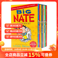 英文原版 大內(nèi)特1-8冊(cè)盒裝Big Nate 8-book Box Set 我們班有個(gè)搗蛋王 漫畫(huà)搞笑故事集 兒童章節(jié)橋梁書(shū) 小屁孩日記作者推薦