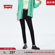Levi's李維斯女士復(fù)古721高腰緊身鉛筆褲經(jīng)典美式黑色窄版牛仔褲 000 24 (28)