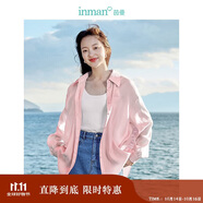 茵曼萊賽爾天絲女裝輕薄襯衫2025夏季新品襯衣上衣 經典款-粉紅色 L