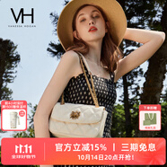 VANESSA HOGAN VH女包茵然軟包系列復(fù)古太陽神斜挎包菱格鏈條腋下包小眾單肩包